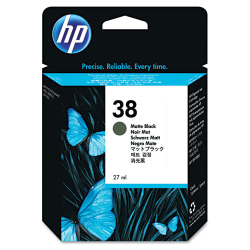 OEM HP 38 Matte Black (C9412A) Ink Cartridge