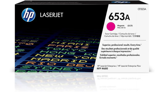 Genuine HP 653A Standard-Yield Magenta Toner Cartridge, CF323A