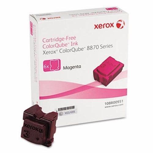 Genuine Xerox ColorQube 8870 / 8880 Magenta Solid Ink Pack (6 Sticks) 108R00951