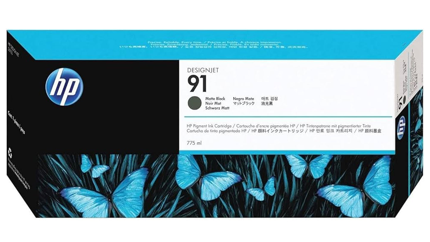 Original HP 91 775-ml (C9464A) Matte Black Ink Cartridge
