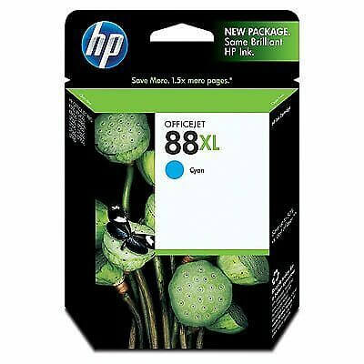 Original HP 88XL (C9391AN) High Yield Cyan Ink Cartridge