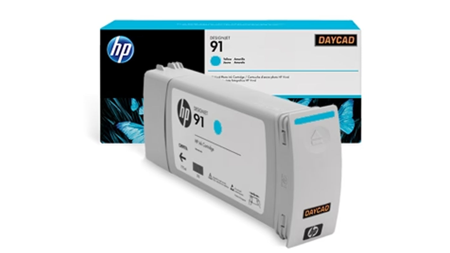 Original HP 91 775-ml (C9467A) Ink Cartridge Cyan Standard Yield