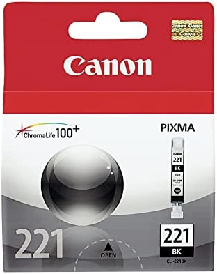 Original  Canon CLI-221 Black Ink Cartridges