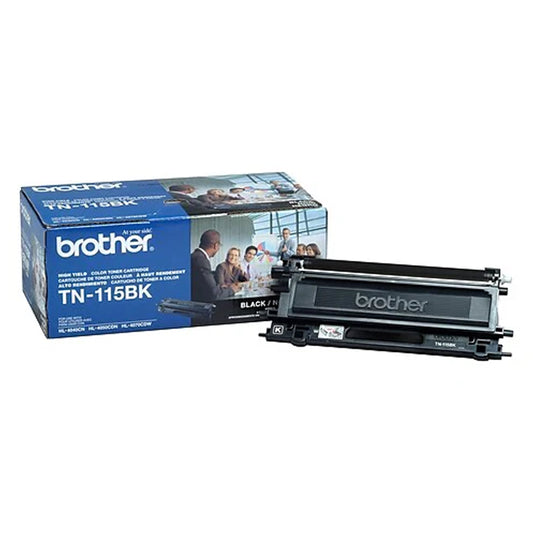 Brother TN-115 Black High Yield Toner Cartridge (TN115BK)
