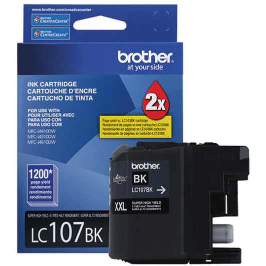 Original Brother LC107XXL Black Ink Cartridge
