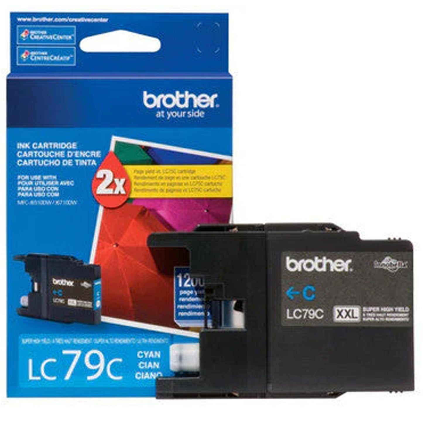 Original Brother LC79 Cyan Ink Cartridge
