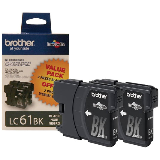 Original Brother (LC61BK) Ink Cartridge Black