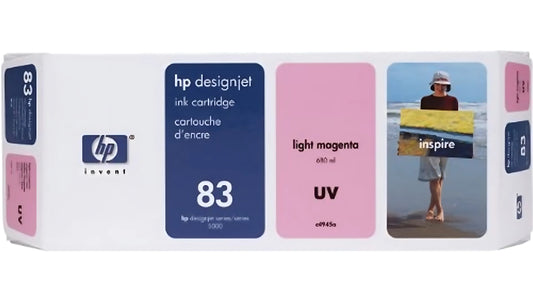 Original HP 83 UV 680-ml (C4945A) Light Magenta Ink Cartridge
