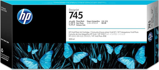 HP 745 300-ml DesignJet (F9K04A) Photo Black Ink Cartridge