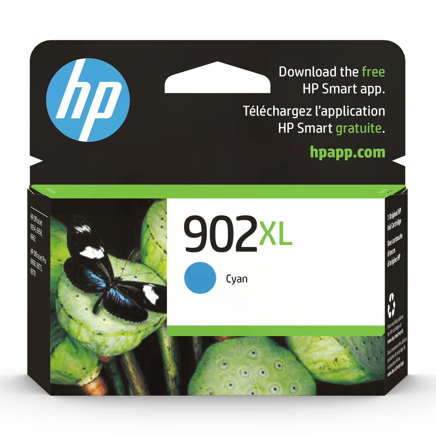 Original HP 902XL (T6M02AN) Cyan High-Yield Ink Cartridge