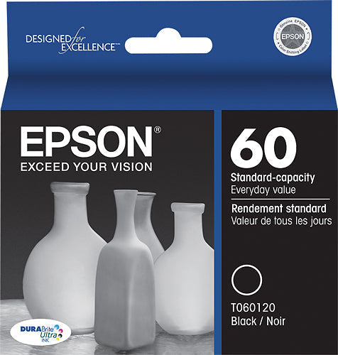 New Genuine Epson 60 (T0601) Black Ink Cartridge