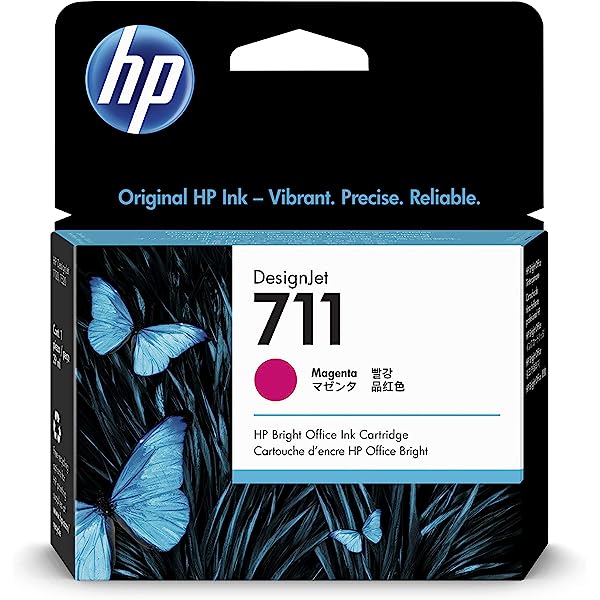 Original HP 711 29-ml (CZ131A) Magenta DesignJet Ink Cartridge