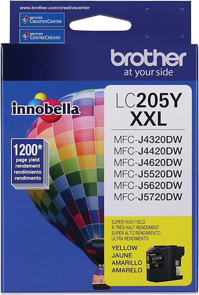 Brother LC205XXL Extra High Yield Yellow Ink Cartridge