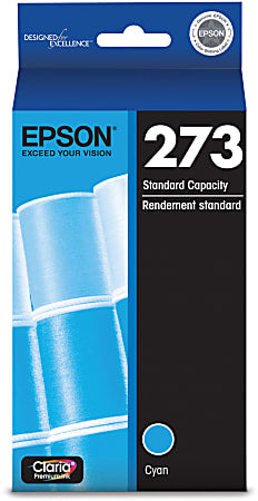 Original Epson 273 Cyan Ink Cartridge