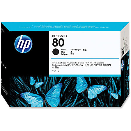 Original HP 80 (C4871A) Black Ink Cartridge