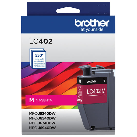 Original Brother LC402 (LC402M) Standard Yield Magenta Ink Cartridge