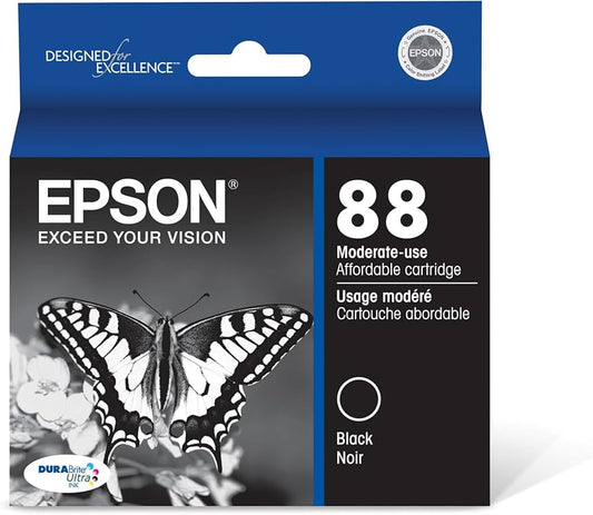 Original Epson t088 (T088120) Standard Yield Black Ink Cartridge