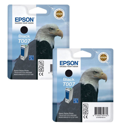 Original Epson T007 (?C13T00740110) Standard Black Ink Cartridge