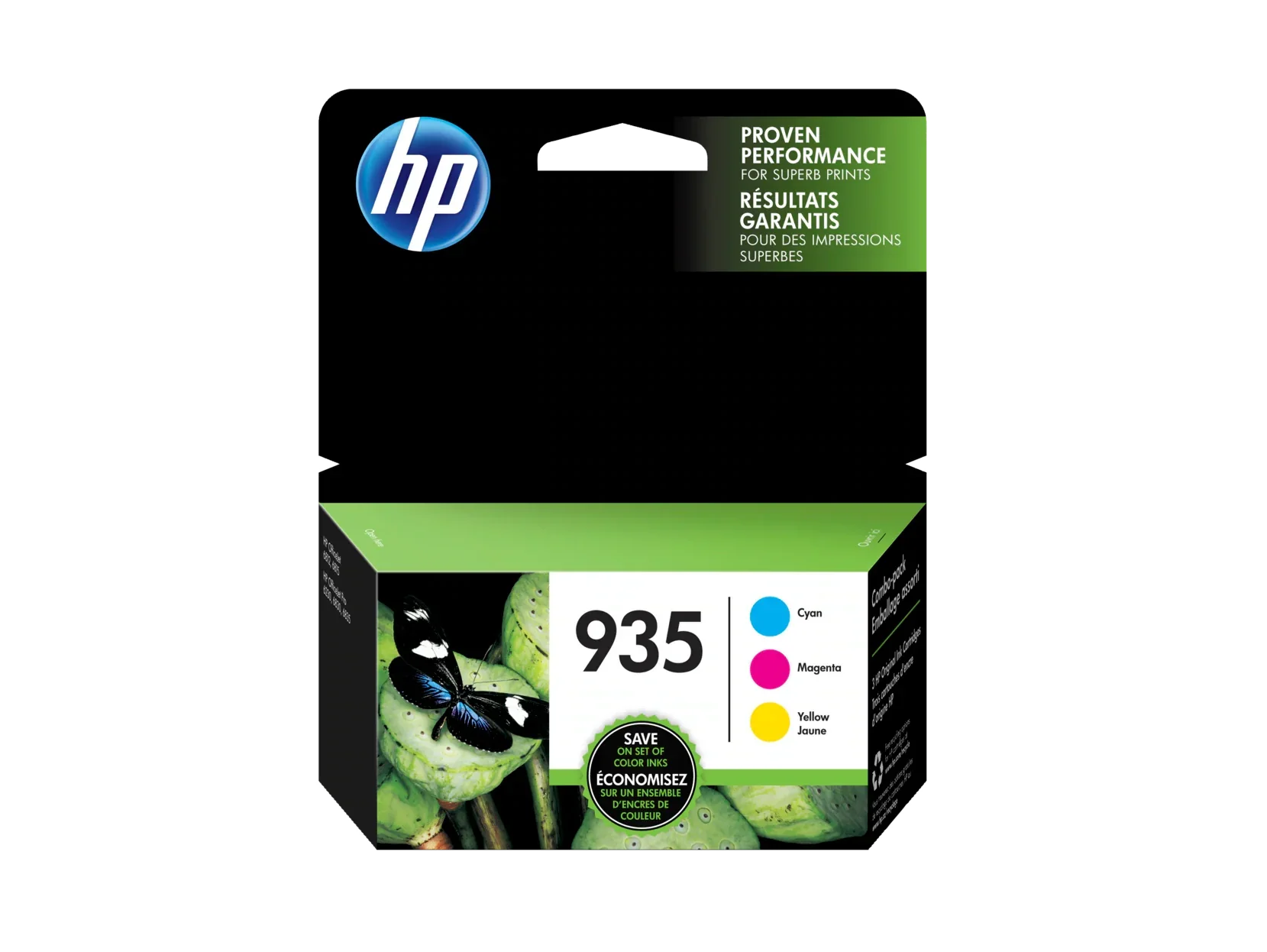 Original HP 935 Cyan, Magenta, Yellow Ink Cartridges-3 Pack, , N9H65FN#140