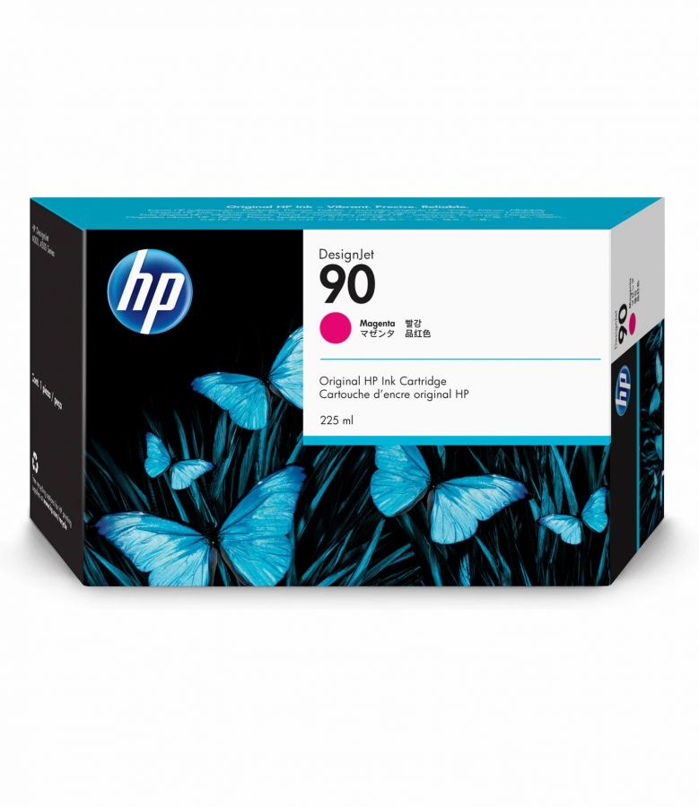 Original HP 90 (C5062A) 225ml Magenta Ink Cartridge