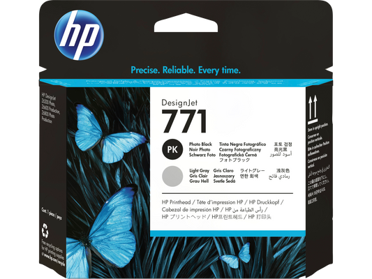 HP 771 (CE020A) Photo Black and Light Gray Printheads