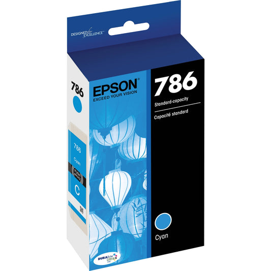 Original Epson 786 Standard Yield Cyan Ink Cartridge