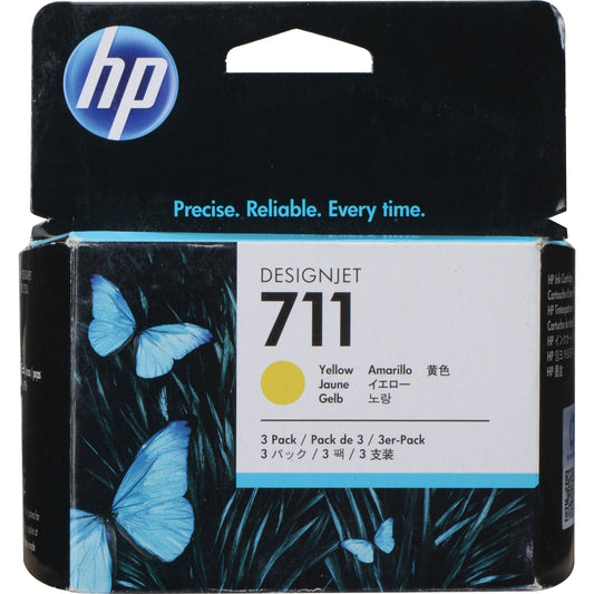 Original HP 711 (CZ132A) Standard Yield Yellow Ink Cartridge