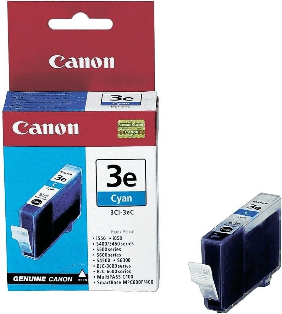 Original Canon BCI-3e Cyan Ink Cartridge